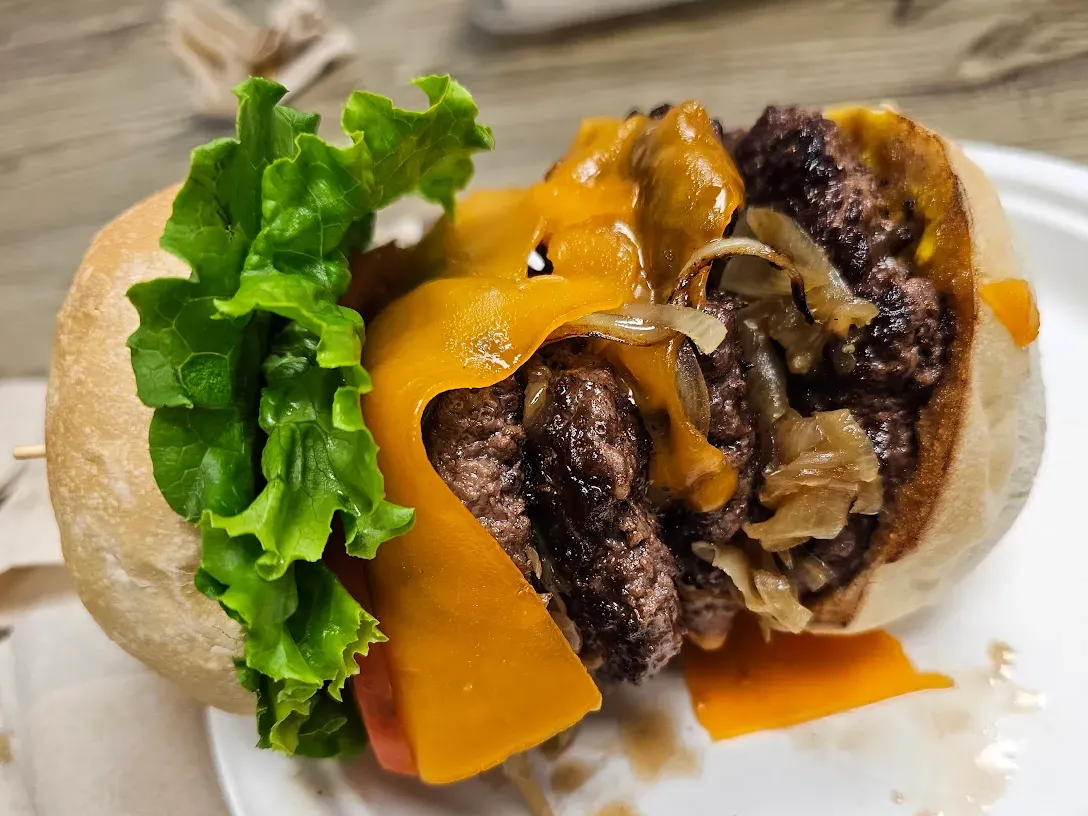 Best double cheese burger in Airdrie, AB